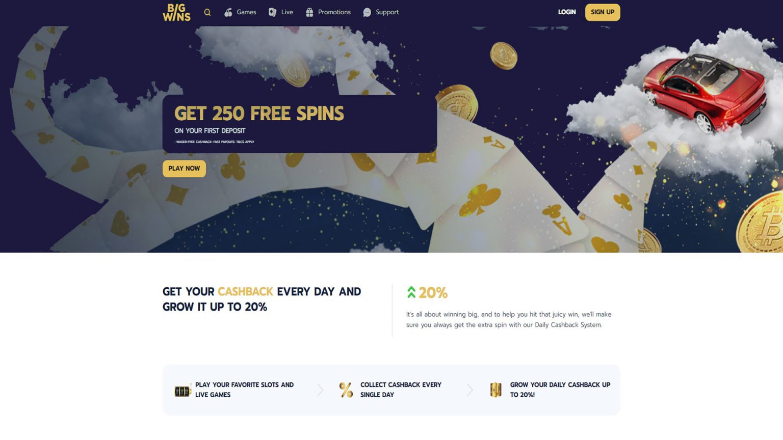 BigWins Casino site