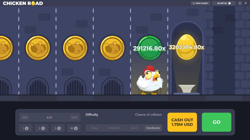 Test gry Chicken Road 2